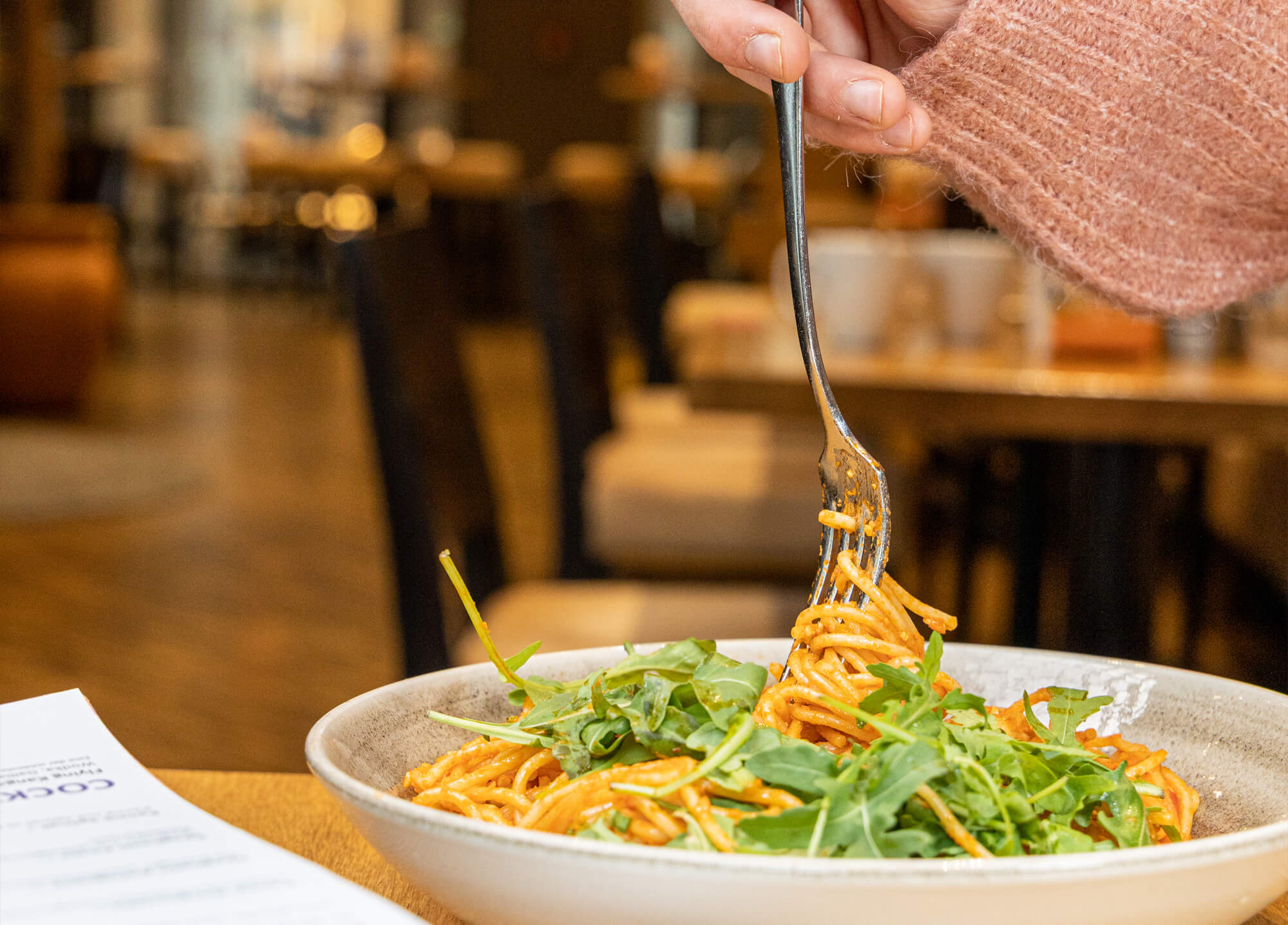 Spaghetti mit Tomatensauce • Restaurant Tim's Goslar