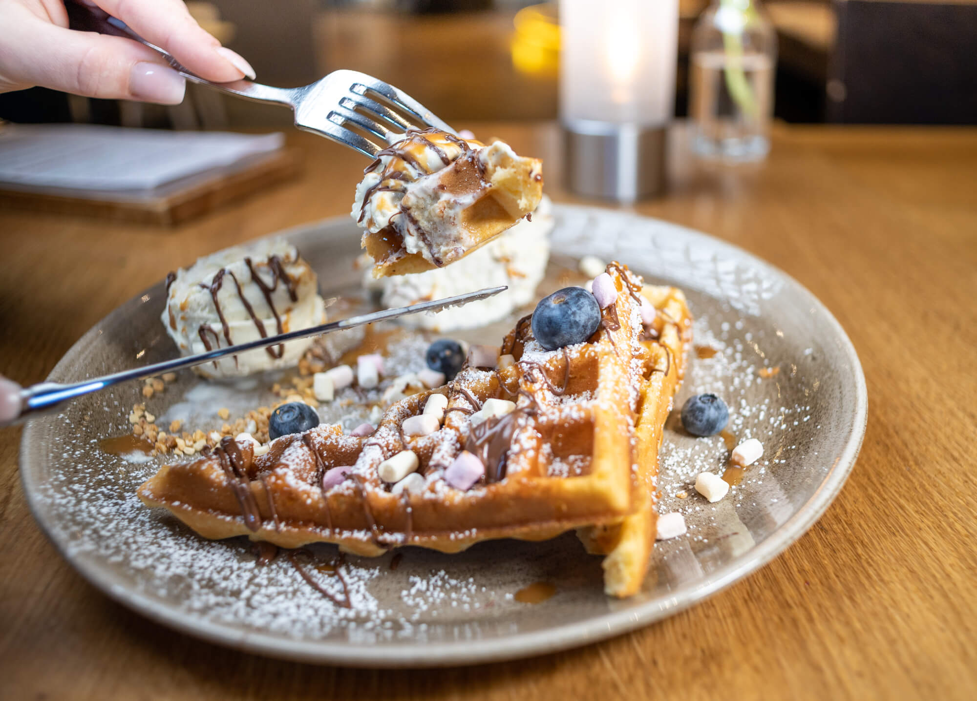 Tim's Waffel Spezial • Restaurant Tim's Goslar